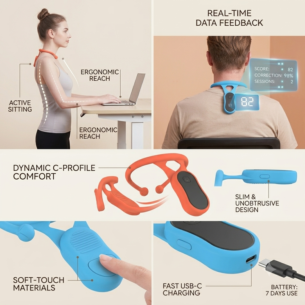 Sandamora Align™ Smart Posture Corrector